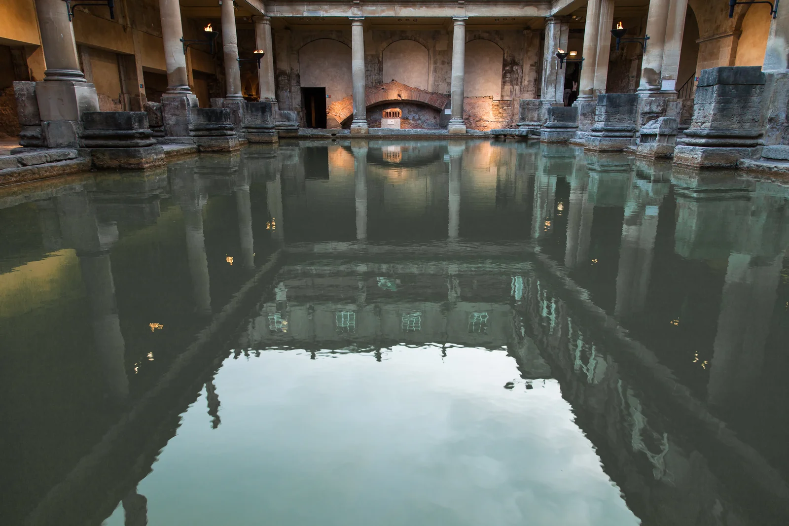 Römische Bäder in Bath, England