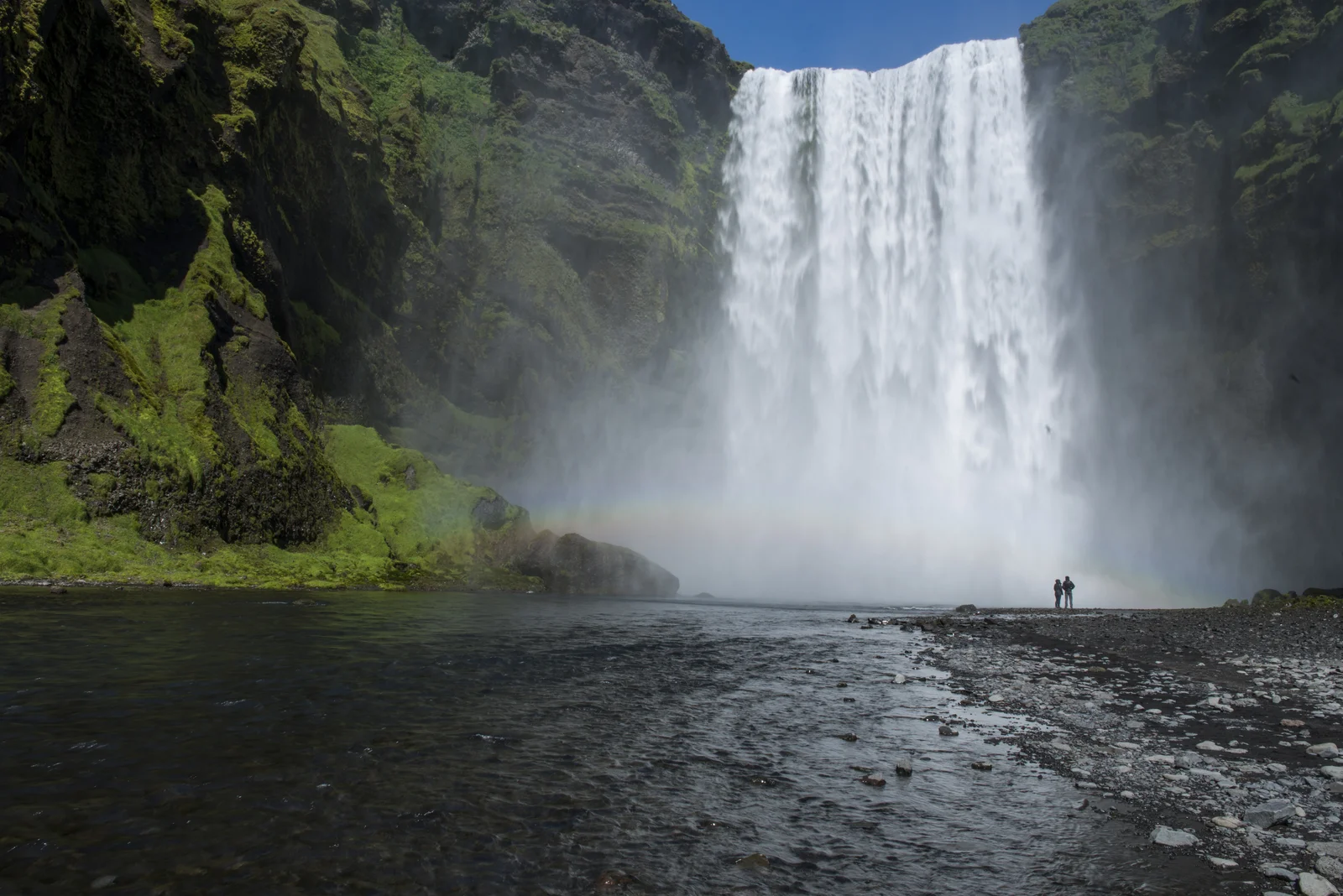 Wasserfall Skógafoss in Südisland