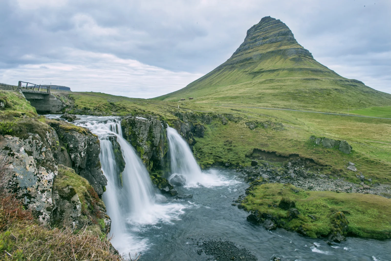 Berg Kirkjufell auf Island